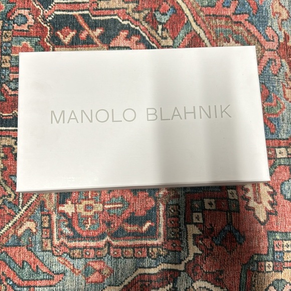 LIKE NEW Manolo Blahnik Magalou Leather Sandal in Medium Brown size 41 / US 11 - Picture 7 of 12